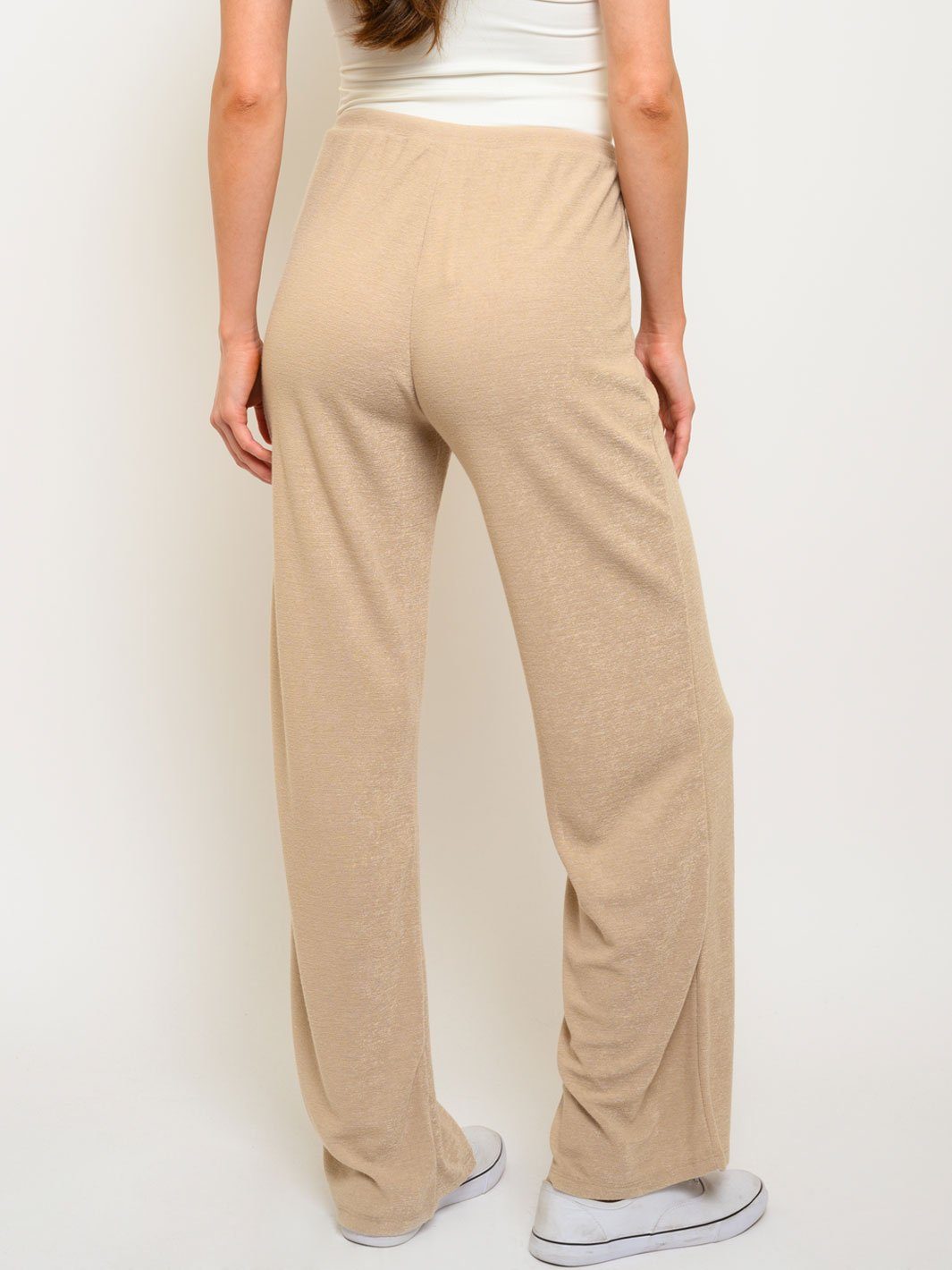 WOMEN'S KNIT DRAWSTRING PANTS