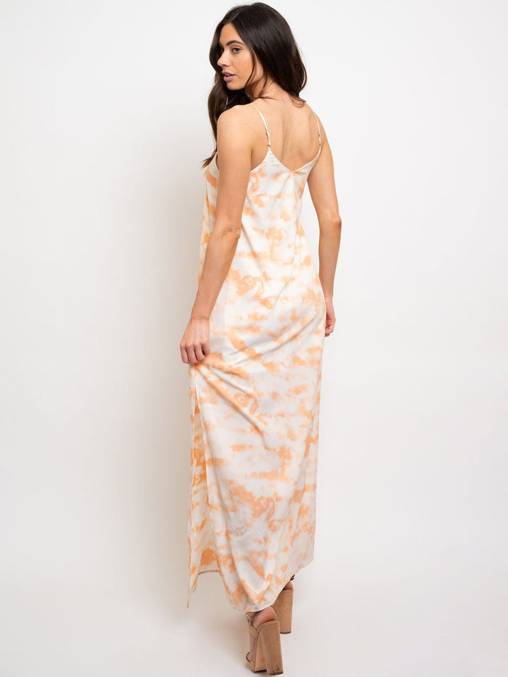 WOMEN'S SPAGHETTI STRAPS MAXI DRESS