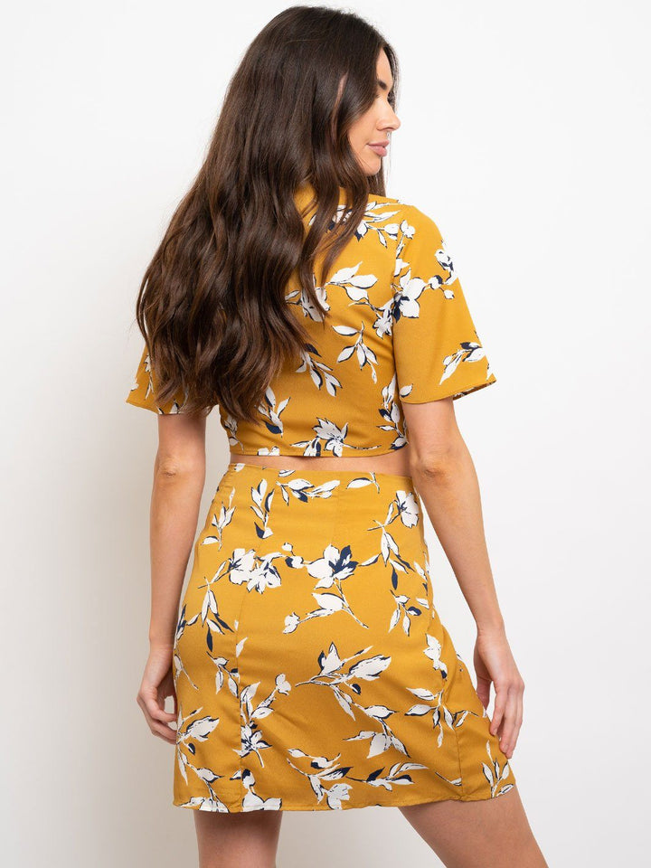 WOMEN'S FLORAL PRINT 2PC SET