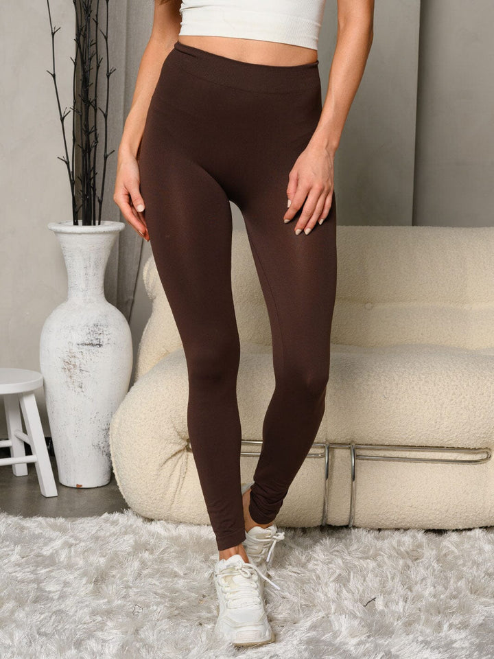 WOMEN'S FLEECE BASIC LEGGINGS