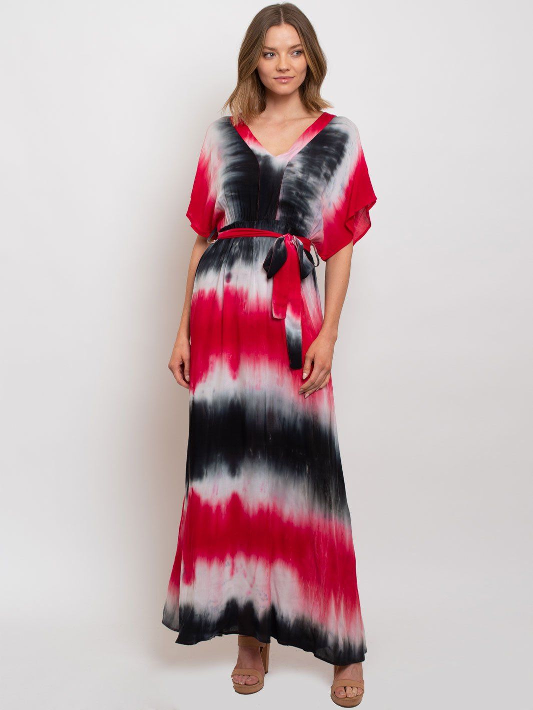 WOMEN'S TIE DYE MAXI DRESS