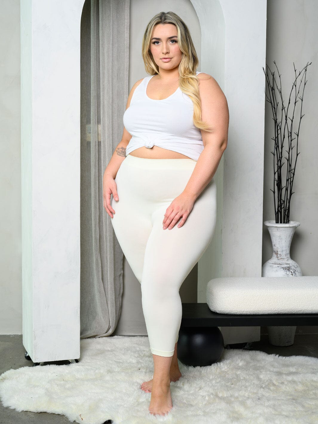 PLUS SIZE SEAMLESS LEGGINGS