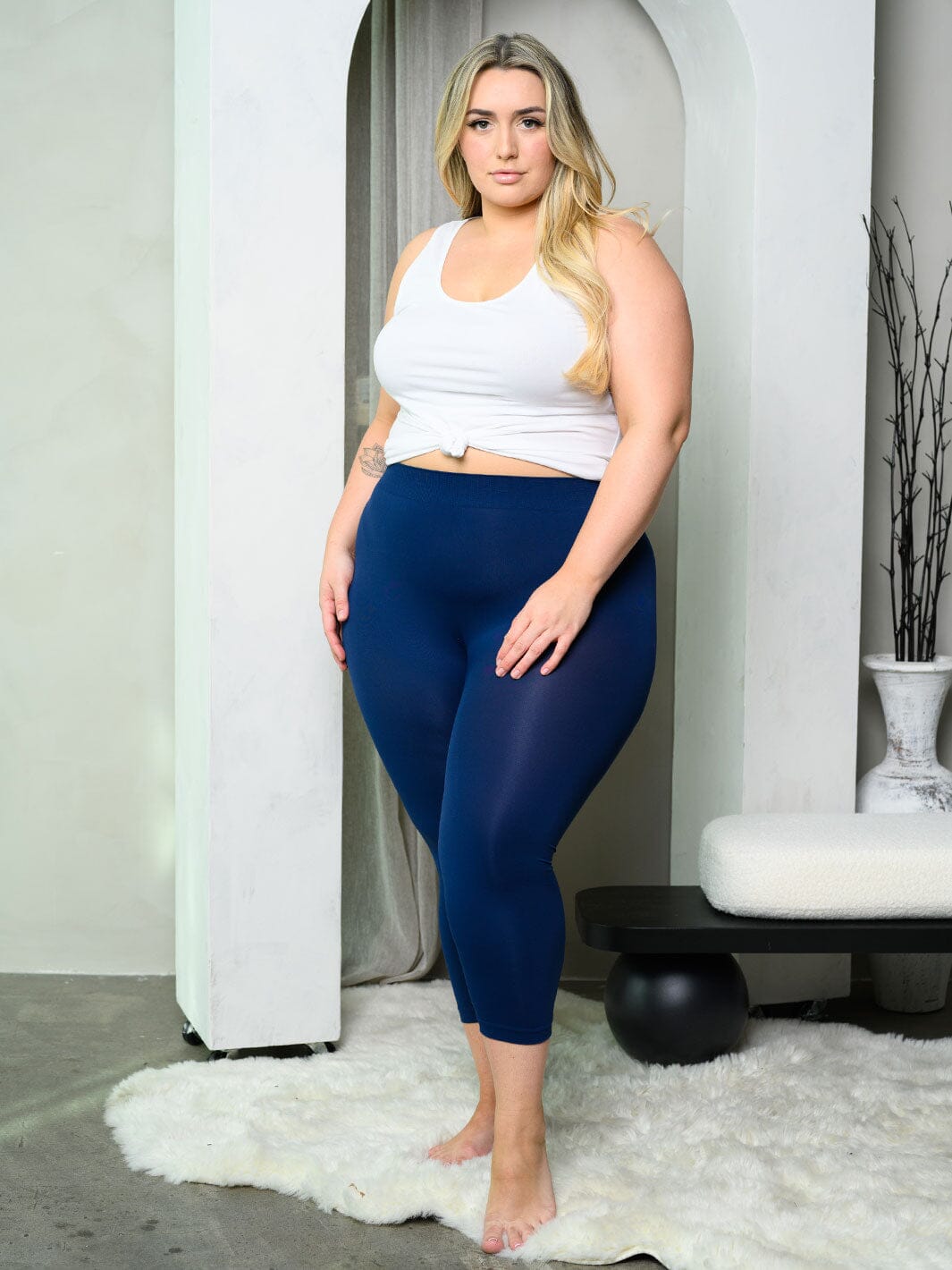 PLUS SIZE SEAMLESS LEGGINGS