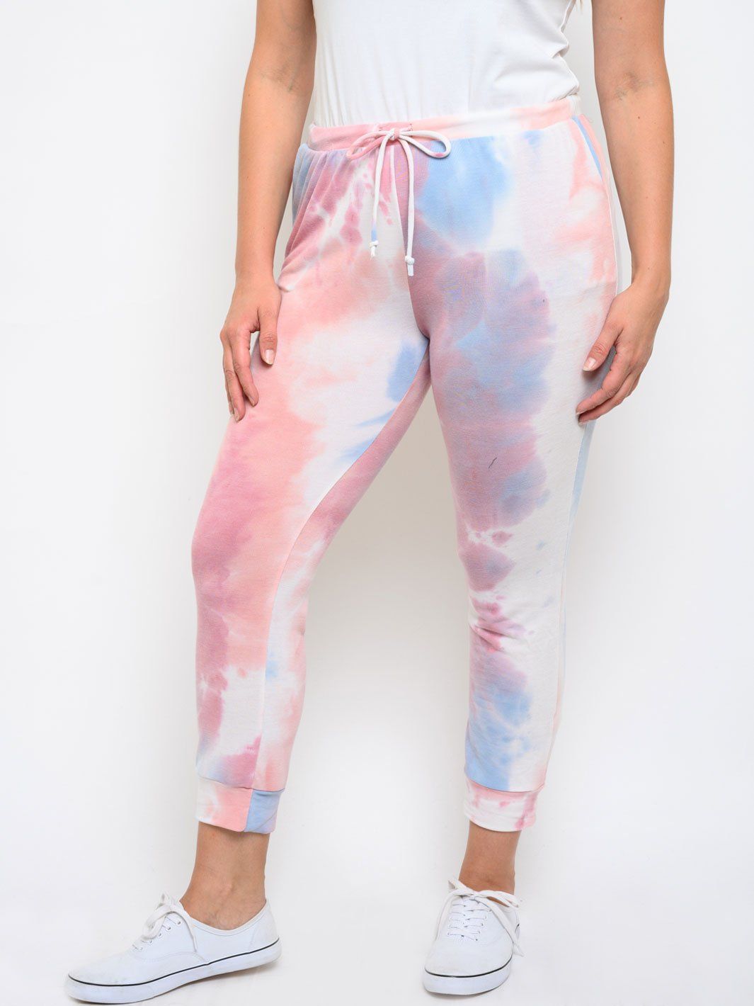PLUS SIZE TIE DYE PANTS