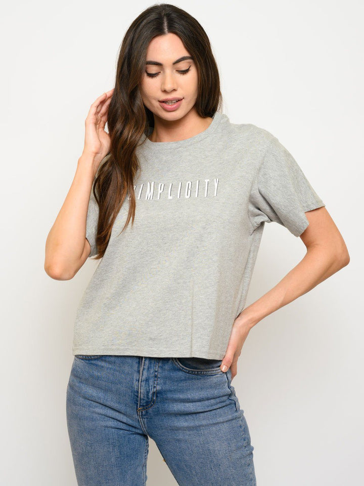 WOMEN'S SHORT SLEEVE GRAPHIC TOP