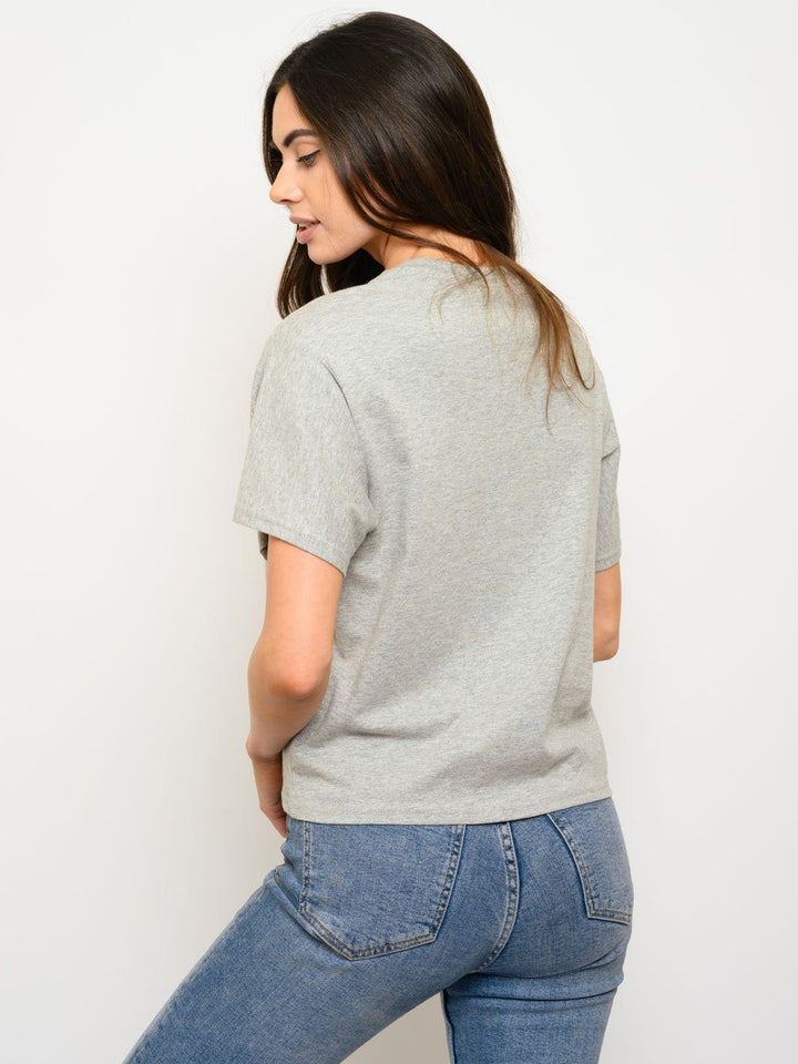 WOMEN'S SHORT SLEEVE GRAPHIC TOP