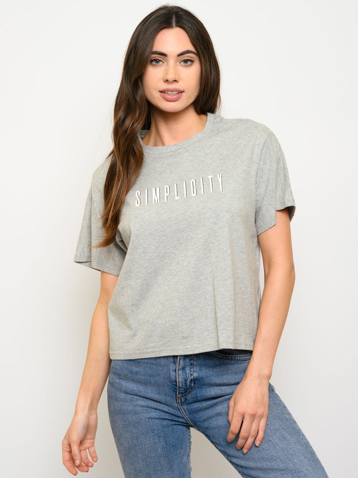 WOMEN'S SHORT SLEEVE GRAPHIC TOP