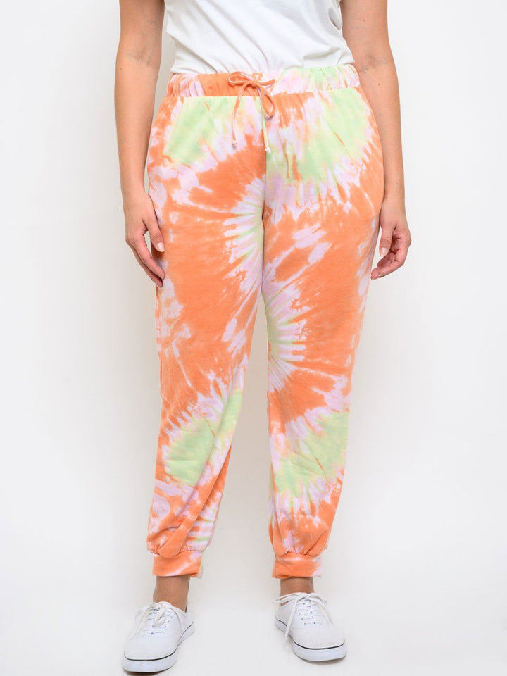 PLUS SIZE TIE DYE PANTS