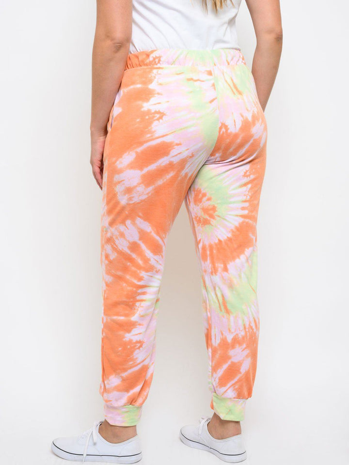 PLUS SIZE TIE DYE PANTS