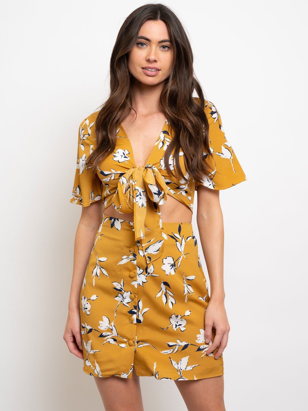 WOMEN'S FLORAL PRINT 2PC SET