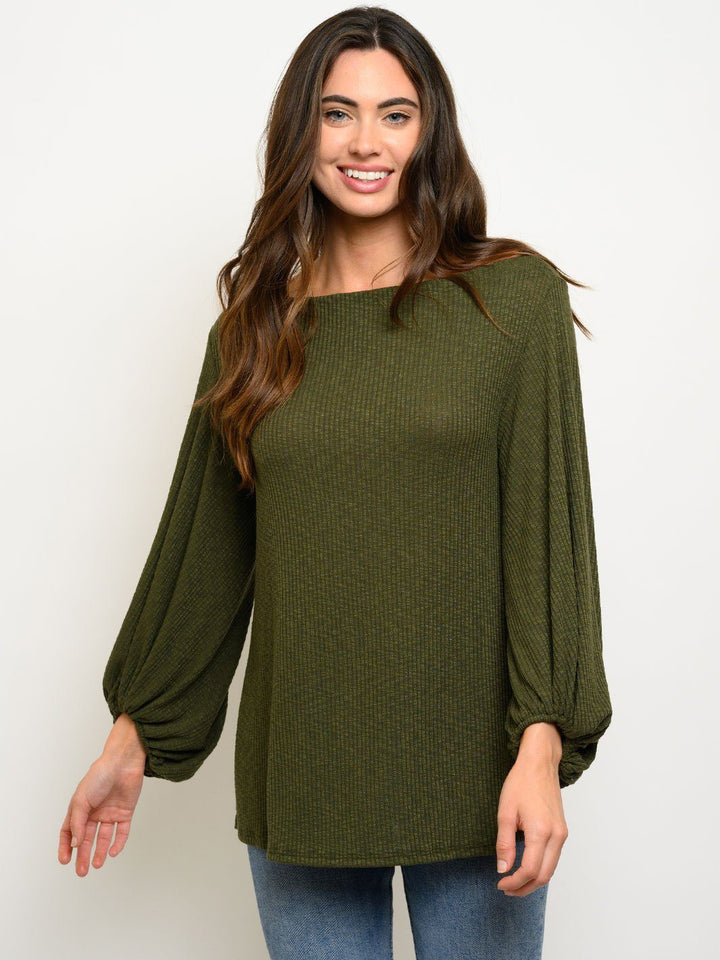 WOMEN'S LONG SLEEVE TUNIC TOP