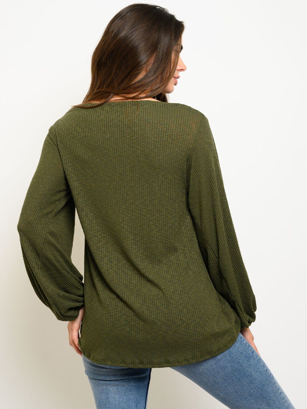 WOMEN'S LONG SLEEVE TUNIC TOP