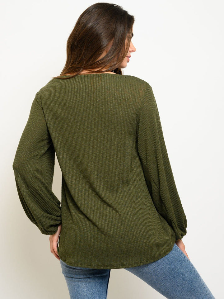 WOMEN'S LONG SLEEVE TUNIC TOP