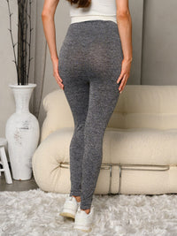 WOMEN'S WASHED BASIC LEGGINGS