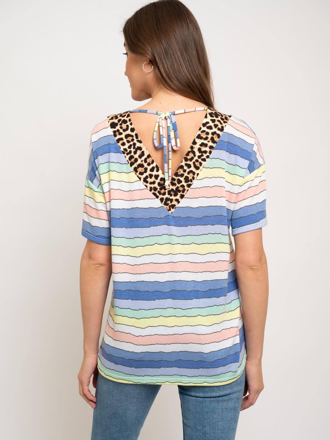 WOMEN'S BACK TIE MULTI TOP