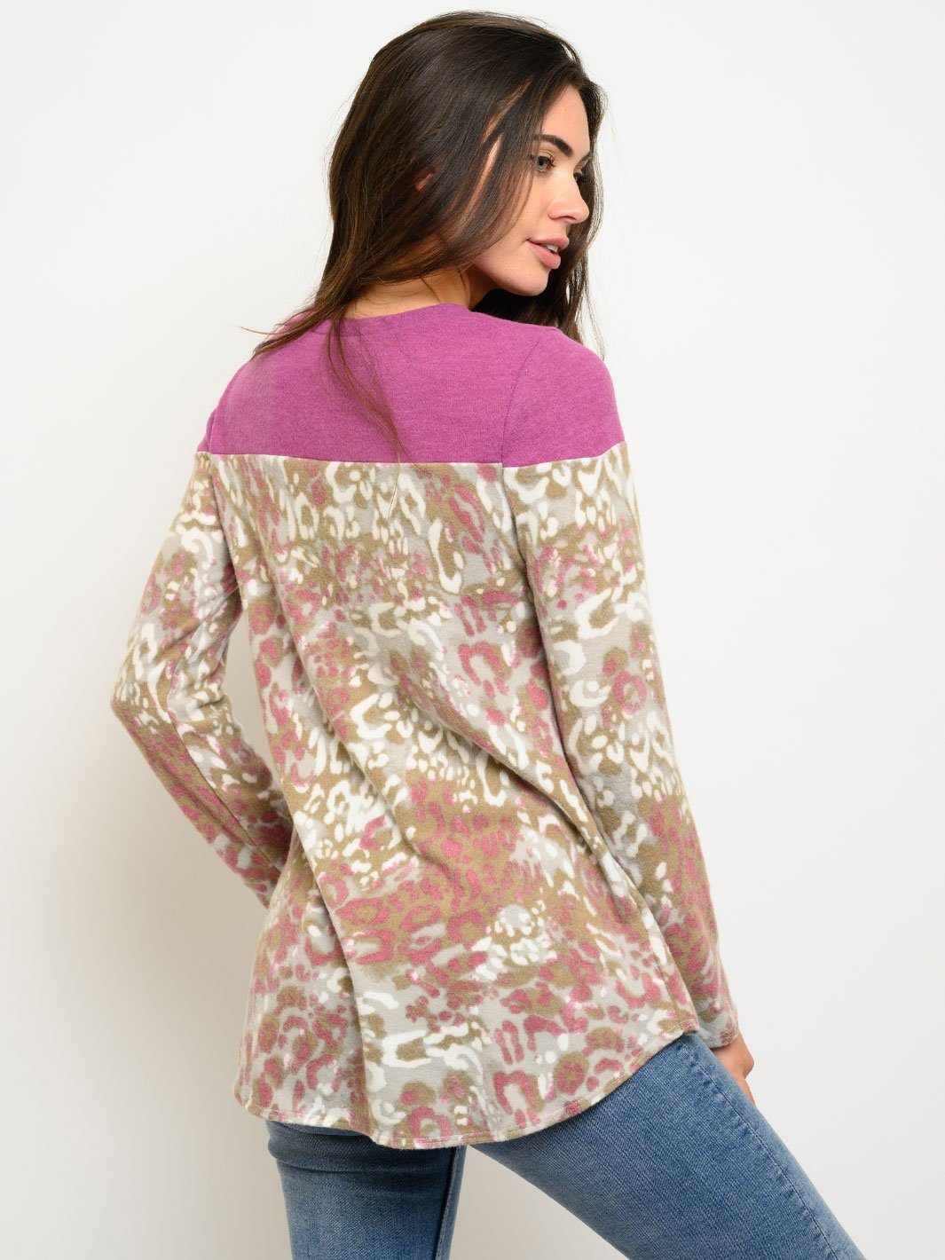WOMEN'S LONG SLEEVE TUNIC TOP