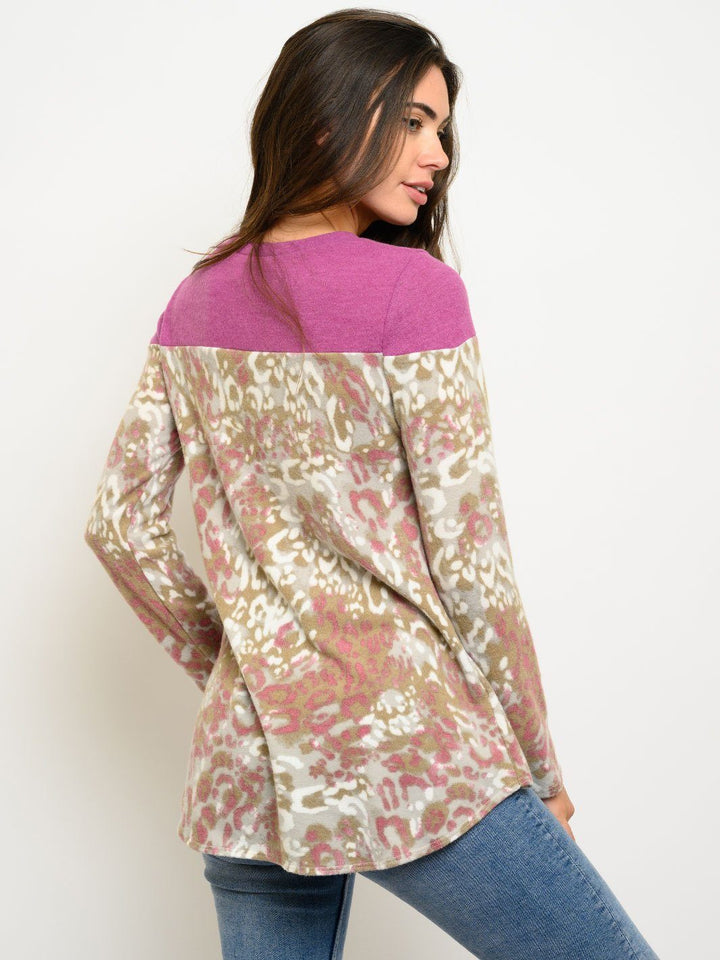 WOMEN'S LONG SLEEVE TUNIC TOP