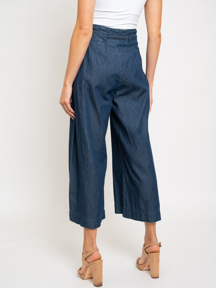 WOMEN'S DARK DENIM PANTS