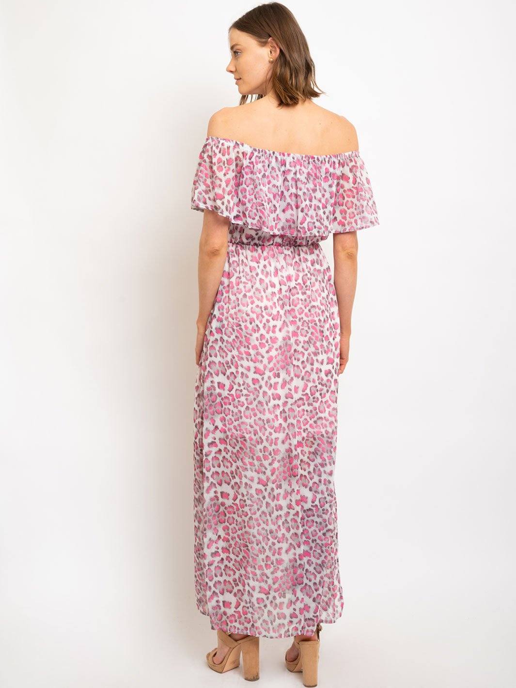 WOMEN'S OFF SHOULDER MAXI DRESS