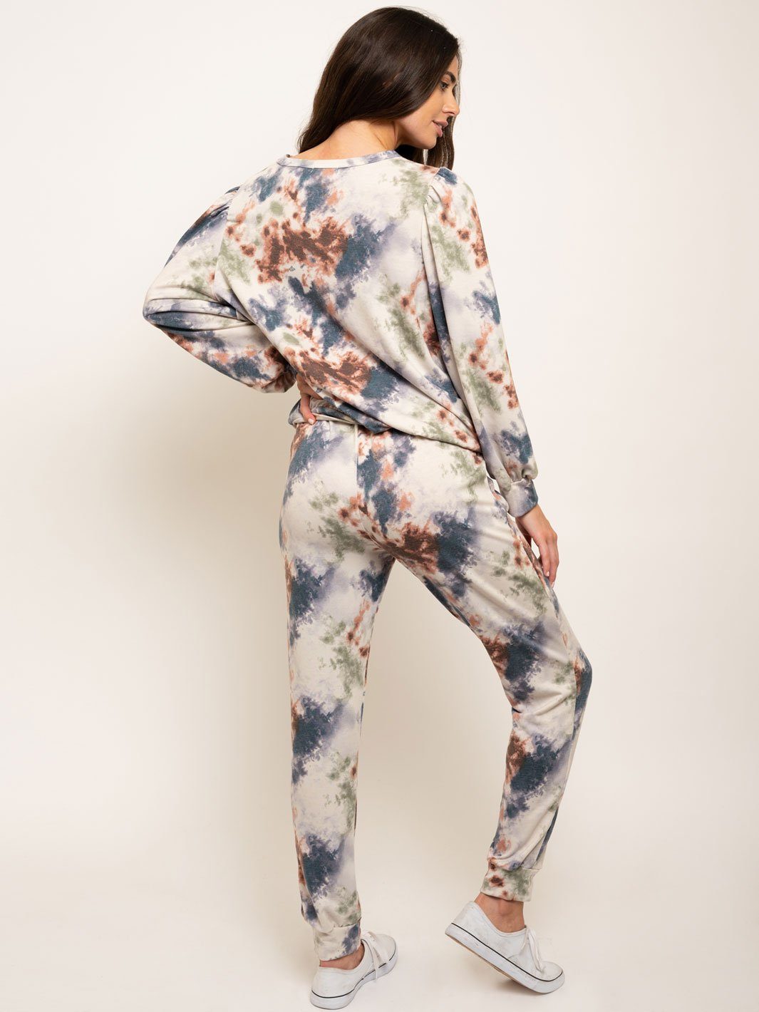 WOMEN'S TIE DYE LOUNGE WEAR 2PC SET