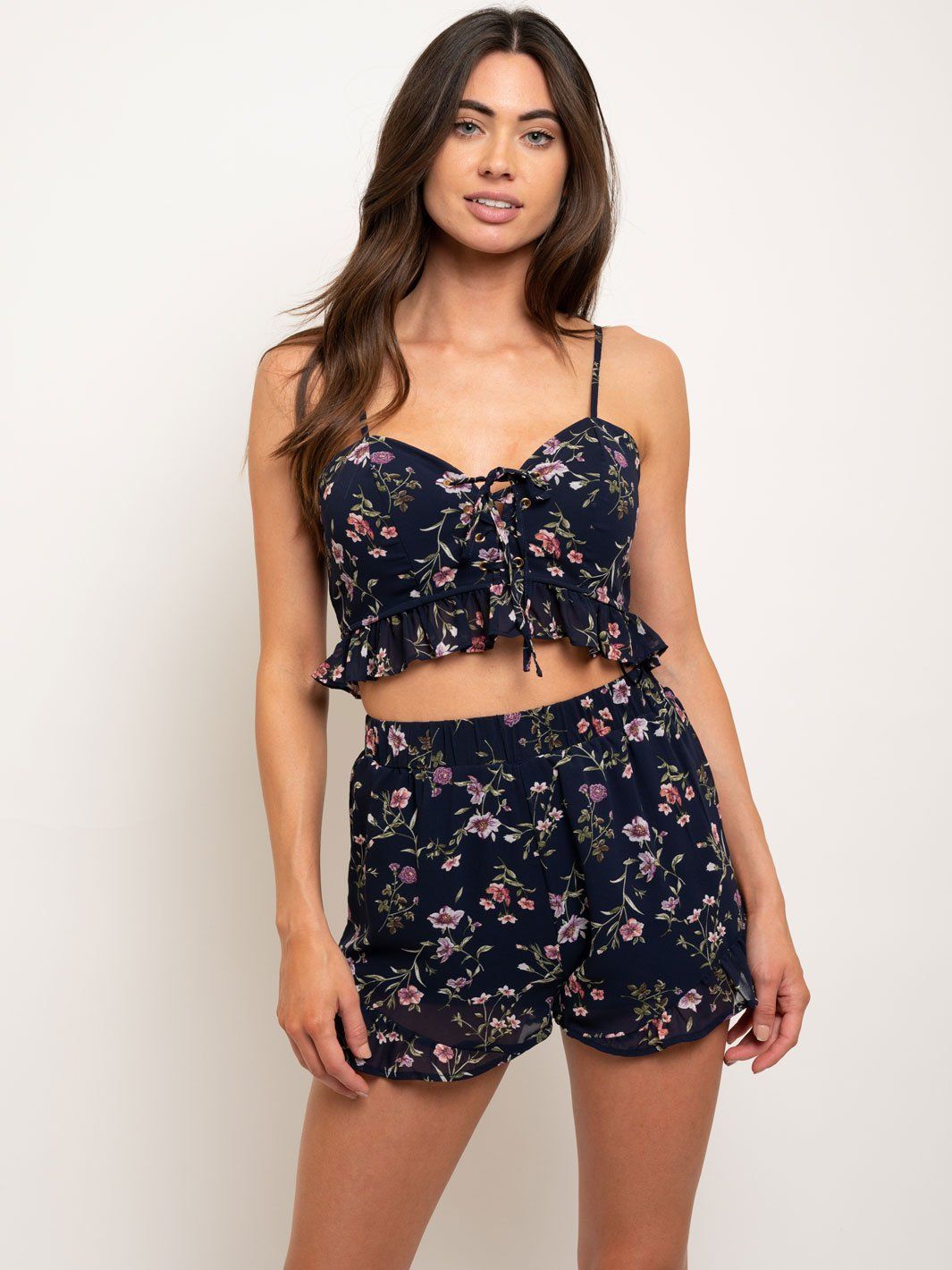 WOMEN'S 2PC. FLORAL SET