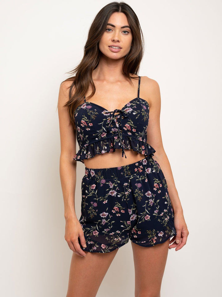 WOMEN'S 2PC. FLORAL SET