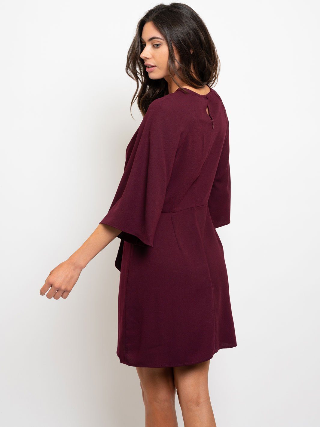 WOMEN'S FRONT TIE MINI DRESS