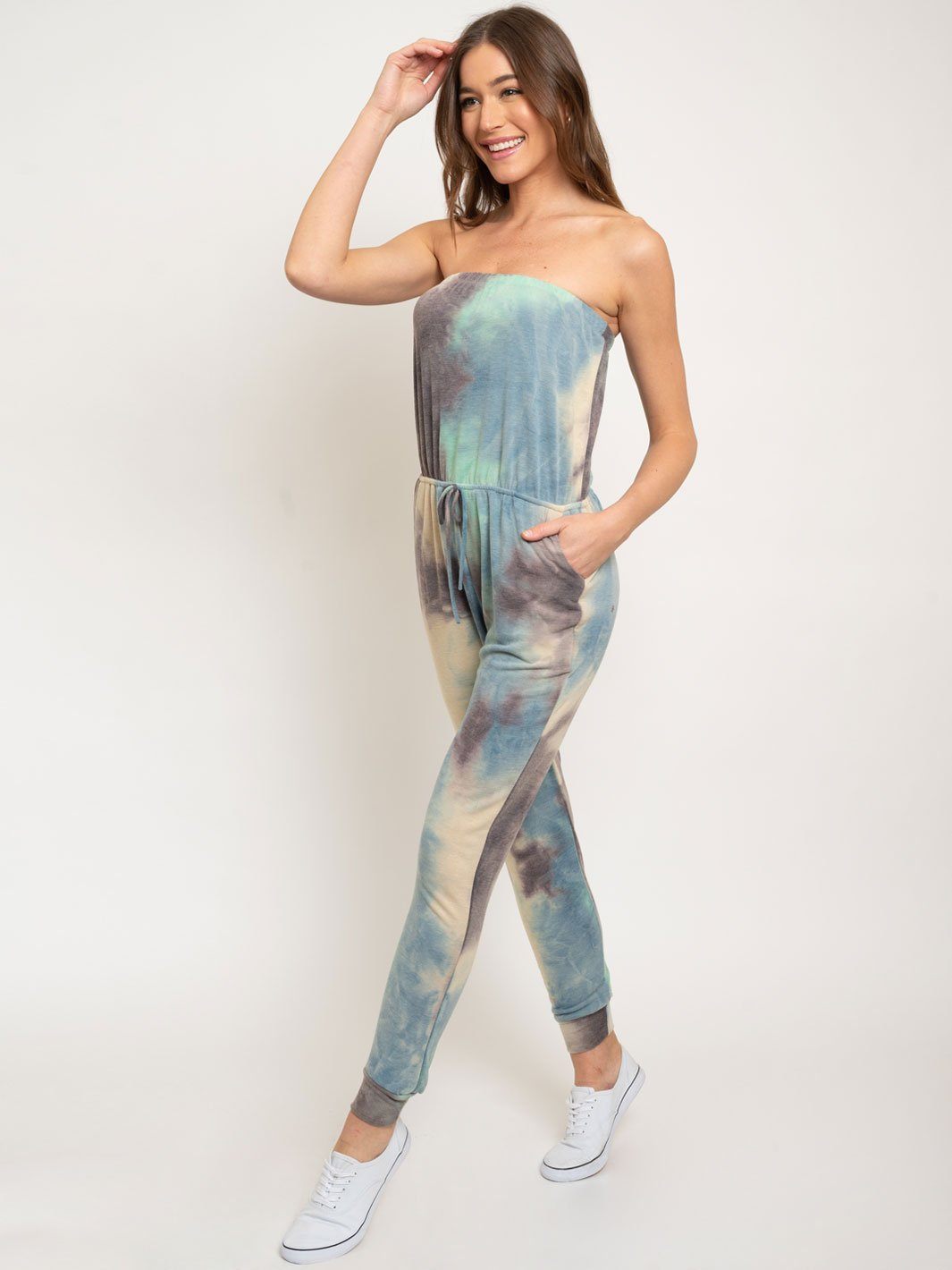 WOMEN'S TIE DYE JUMPSUIT