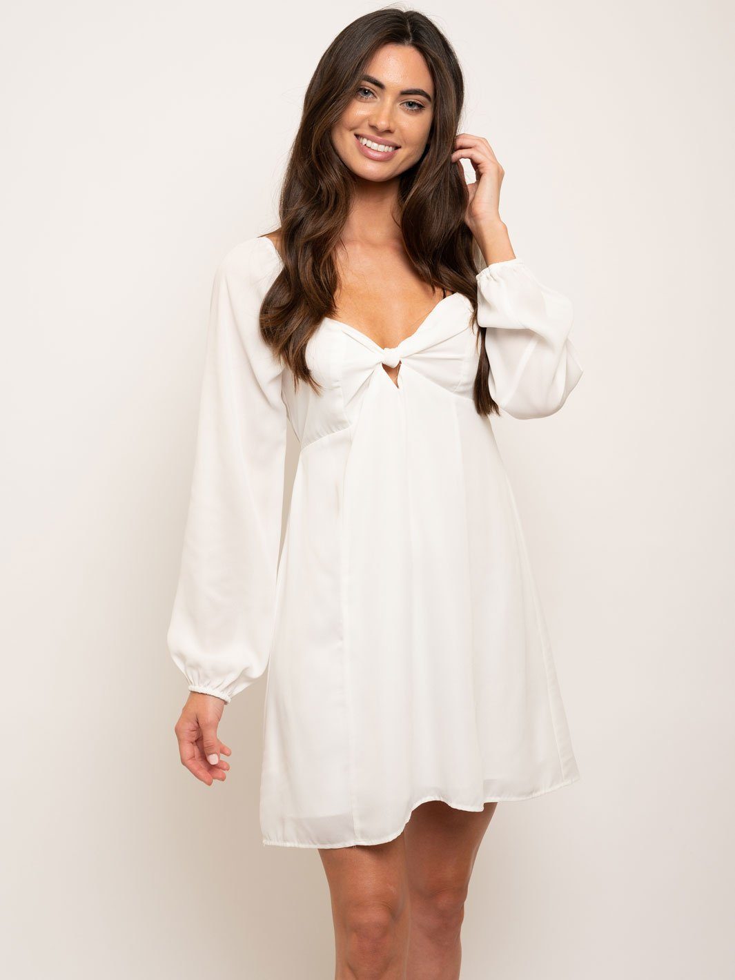 WOMEN'S LONG SLEEVE MINI DRESS