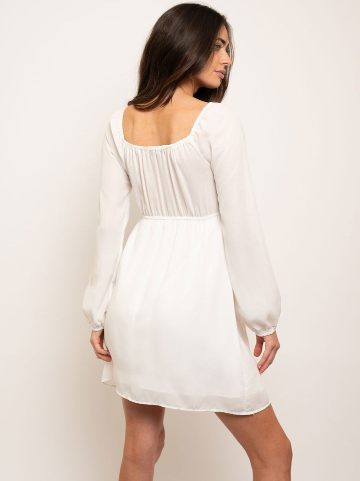 WOMEN'S LONG SLEEVE MINI DRESS