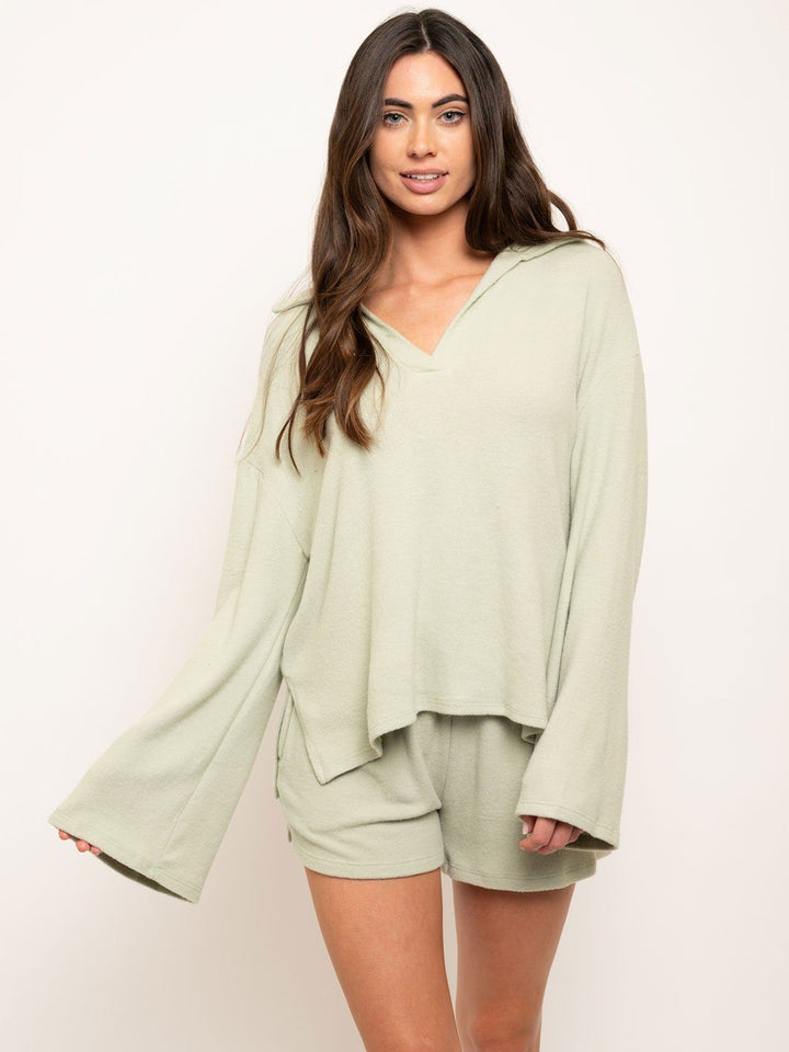 WOMEN'S BELL SLEEVES 2PC. SET