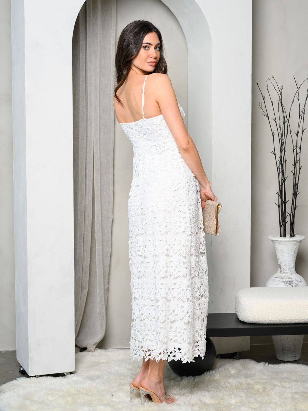 WOMEN'S CROCEHT MAXI DRESS