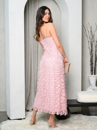 WOMEN'S CROCEHT MAXI DRESS