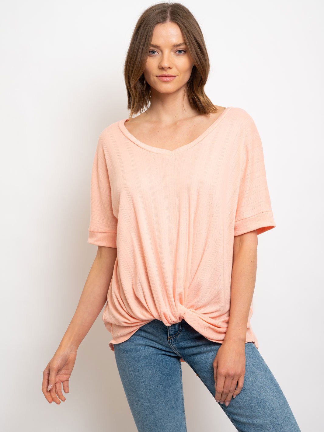 WOMEN'S FRONT TIE TOP