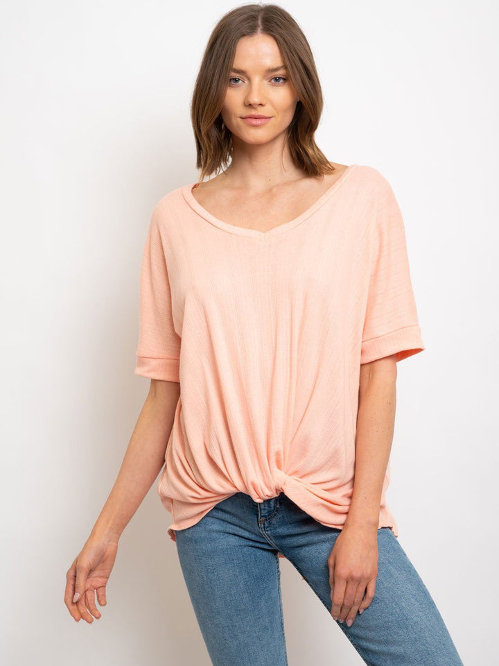 WOMEN'S FRONT TIE TOP