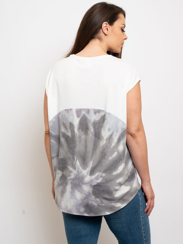 PLUS SIZE BOTTOM PRINT TOP