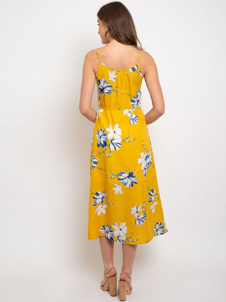 WOMEN'S FLORAL MIDI DRESS