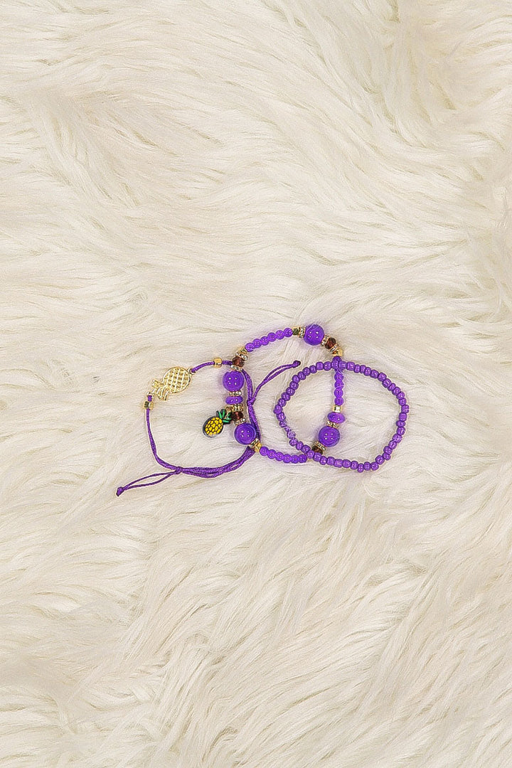 WOMEN'S ASSORTED COLORS & FRUITS BRACELET