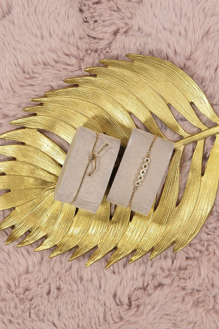 WOMEN'S GOLD STONE BRACELET