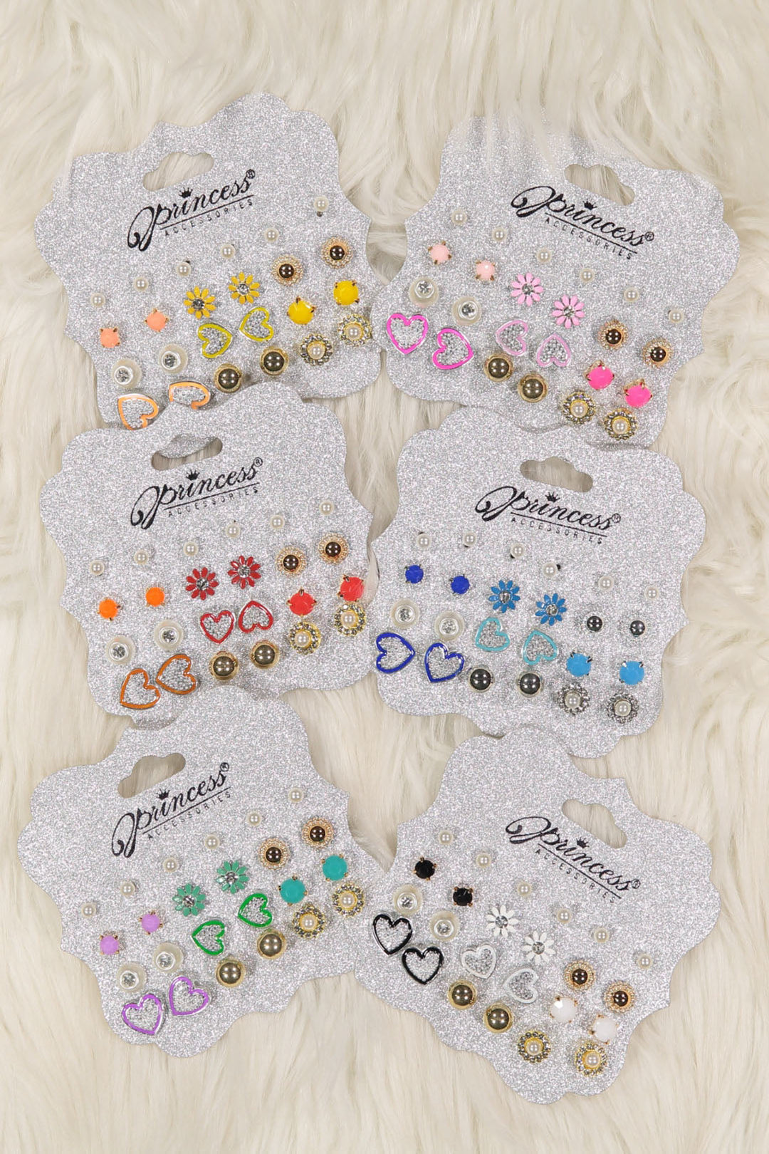 WOMEN'S ASSORTED COLORS & SHAPES EARRINGS