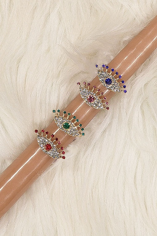 WOMEN'S ASSORTED EVIL EYE RINGS