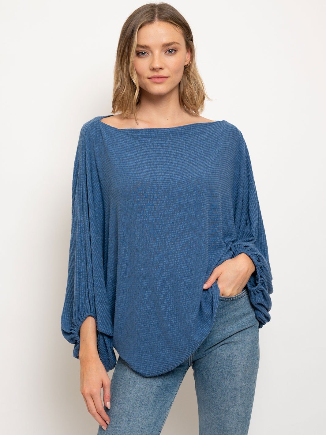 WOMEN'S 3/4 SLEEVES TUNIC TOP