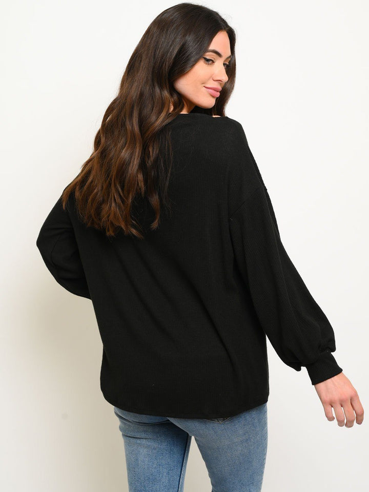WOMEN'S OFF SHOULDER TUNIC TOP