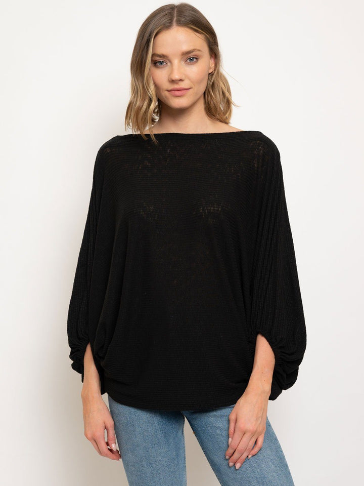 WOMEN'S 3/4 SLEEVES TUNIC TOP