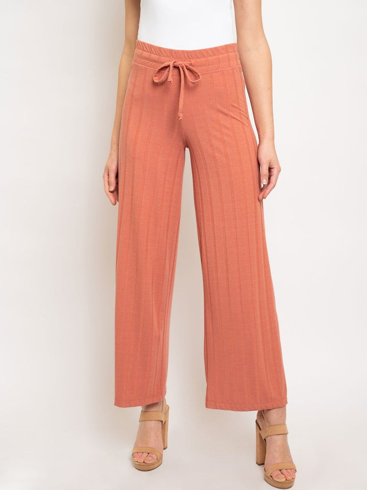 WOMEN'S RIBBED LONG PANTS
