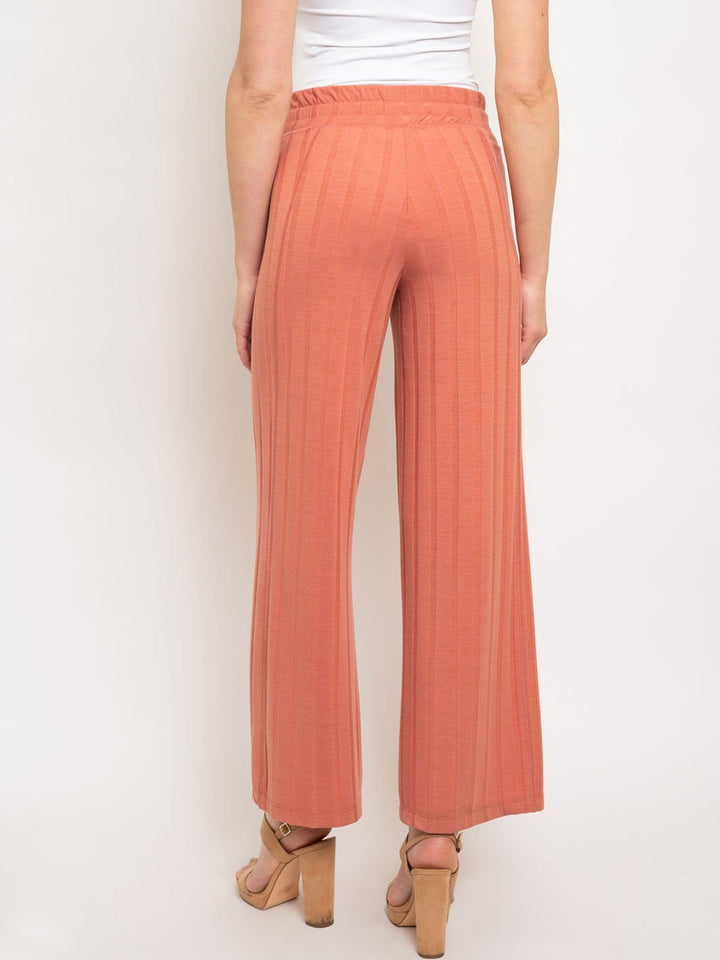 WOMEN'S RIBBED LONG PANTS