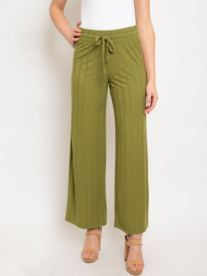 WOMEN'S RIBBED LONG PANTS