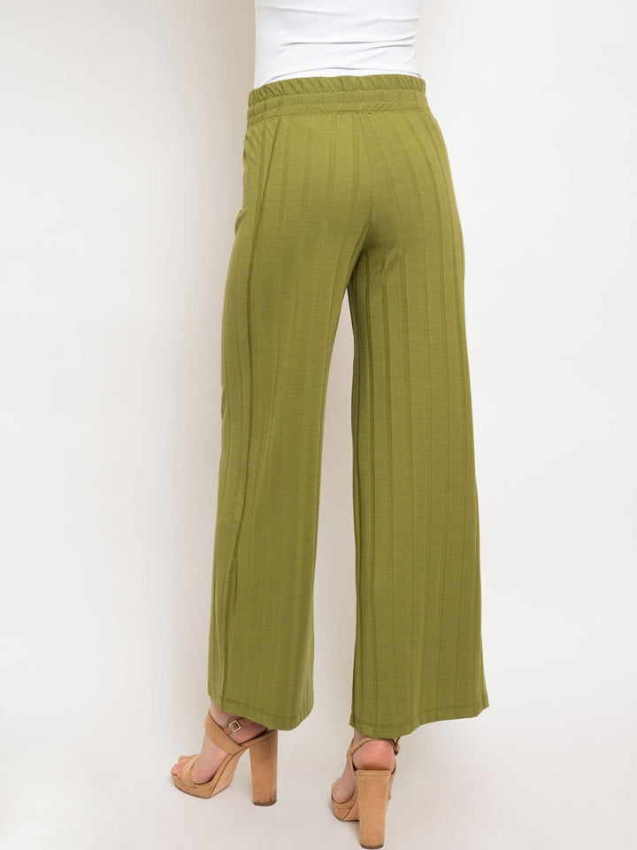 WOMEN'S RIBBED LONG PANTS