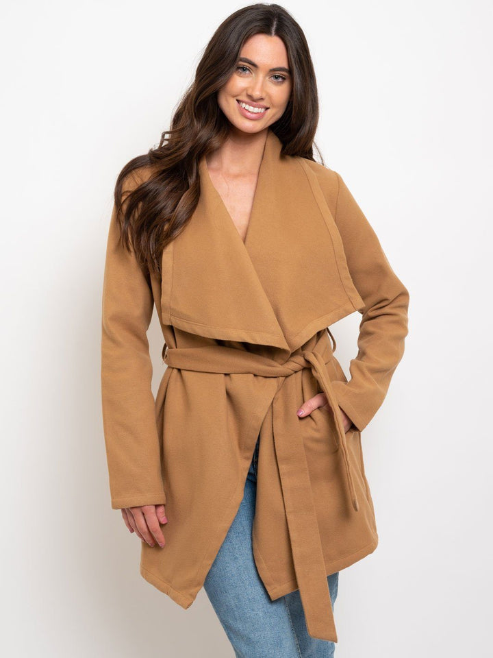 WOMEN'S WRAP COAT