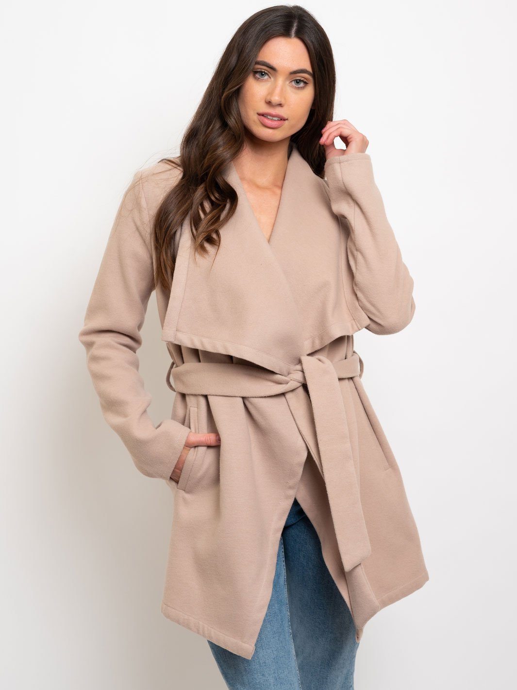 WOMEN'S WRAP COAT